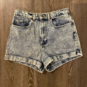 American Apparel High Waisted Shorts